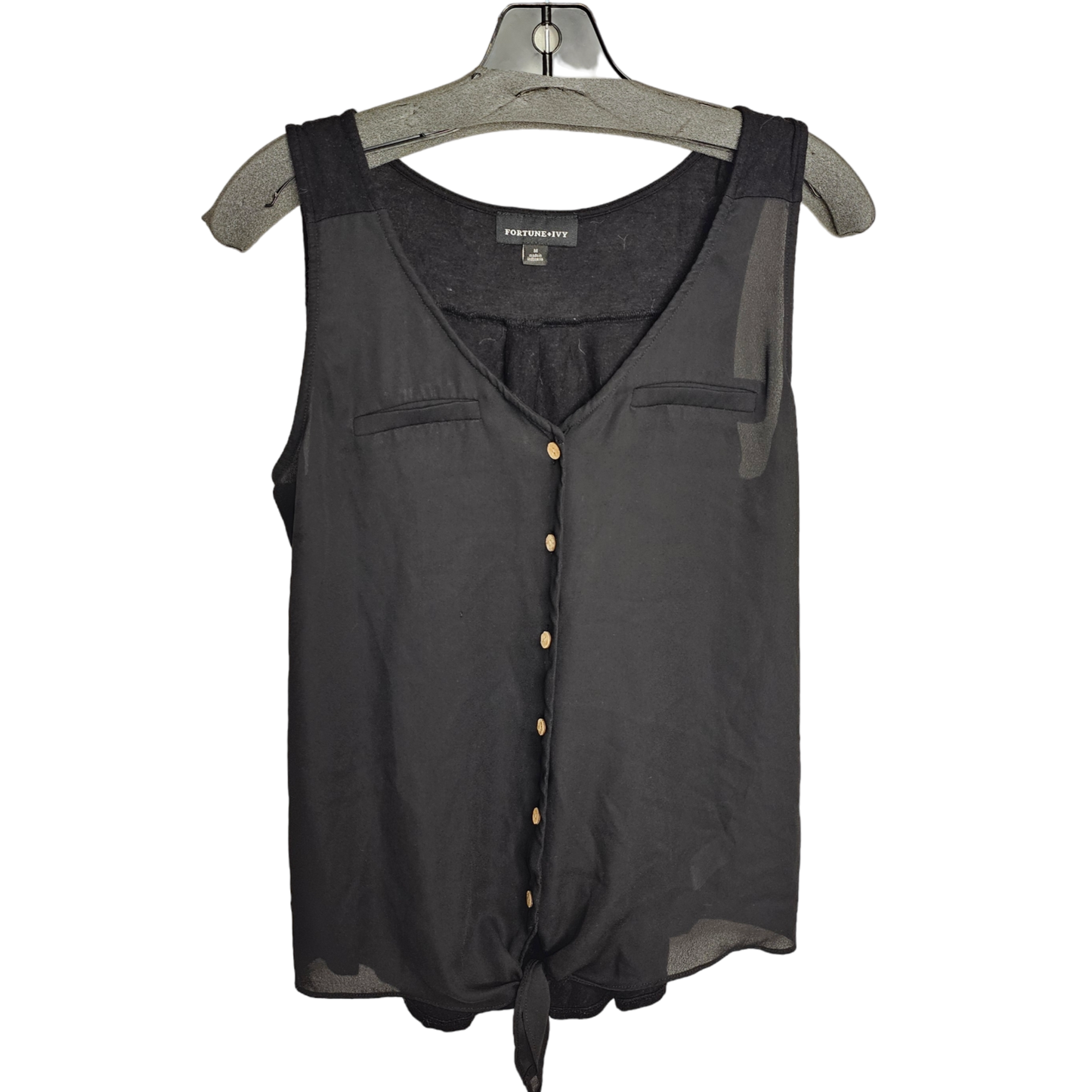 Top Sleeveless By Fortune & Ivy  Size: M