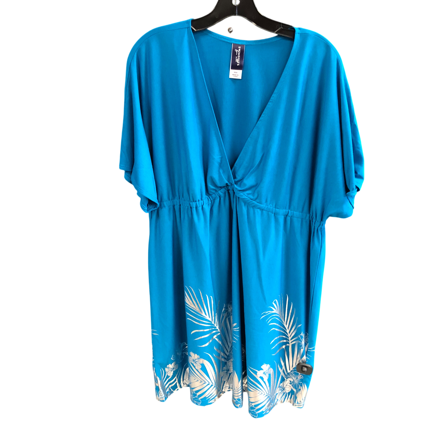 Swimwear Cover-up By swimsuits for all In Blue, Size: 18