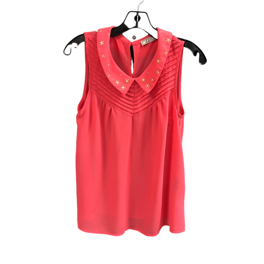 Pink Top Sleeveless Chloe K, Size S