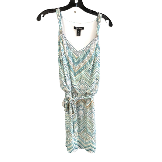 Dress Casual Short By White House Black Market In Blue & Cream, Size: Xxs