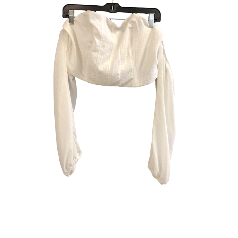 Top Long Sleeve By Wild Fable In White, Size: L