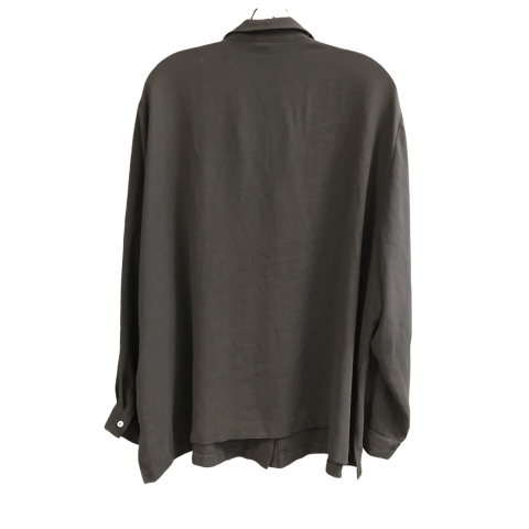 Top Long Sleeve By Venezia In Black, Size: 3x