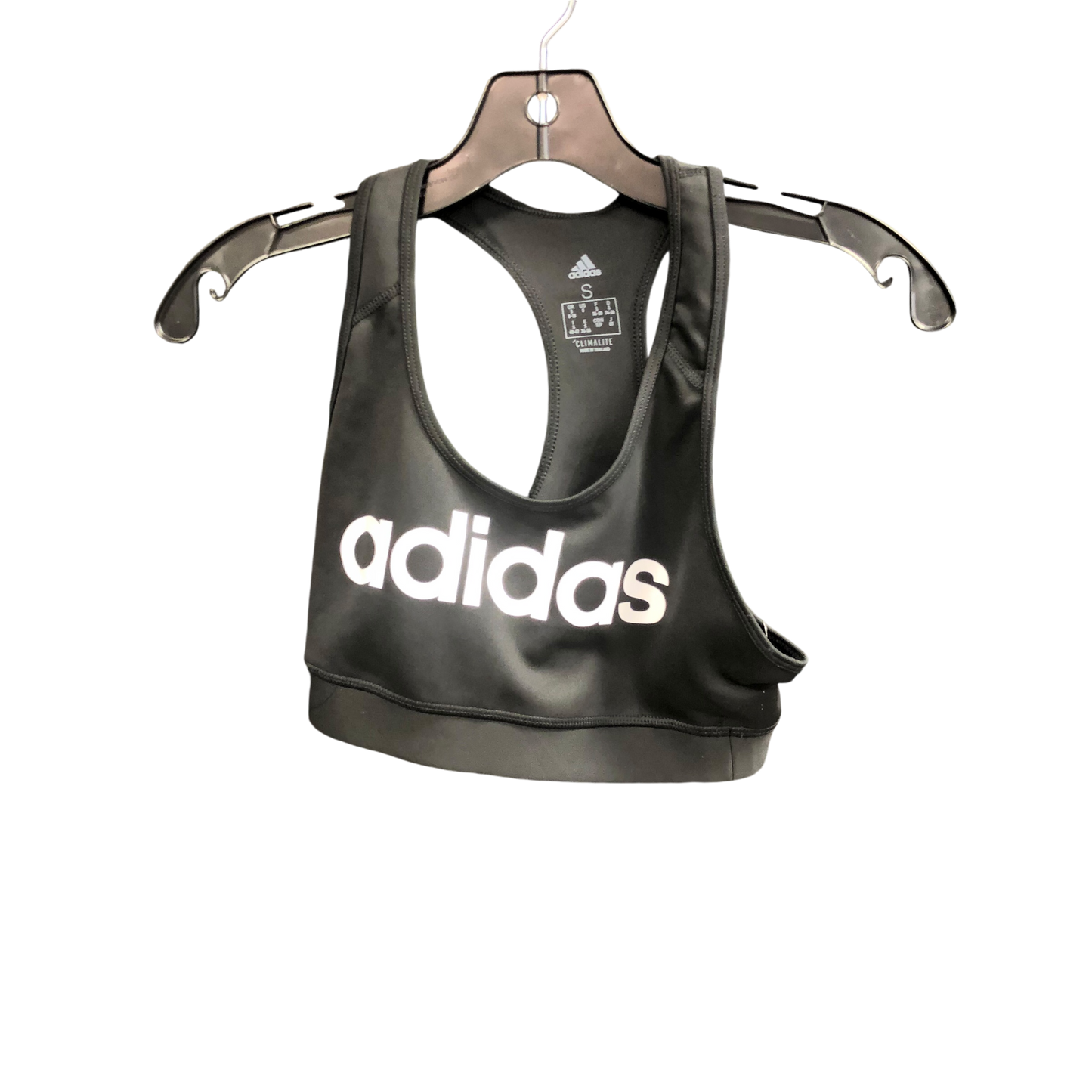 Athletic Bra By Adidas In Black, Size: S