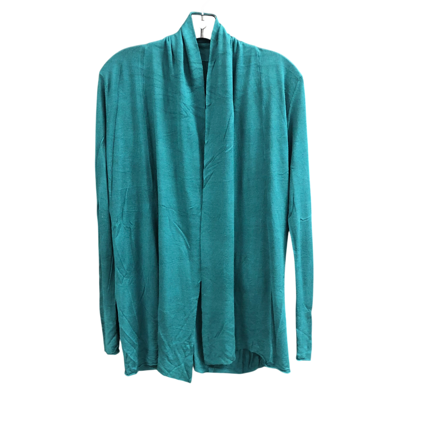 Cardigan By Express In Teal, Size: L