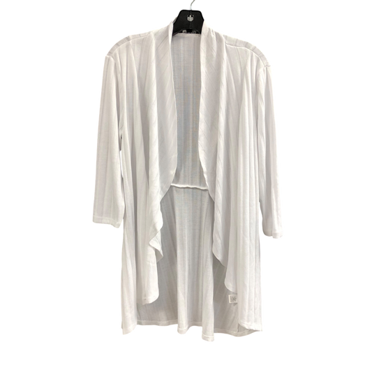 Cardigan By Clothes Mentor In White, Size: M