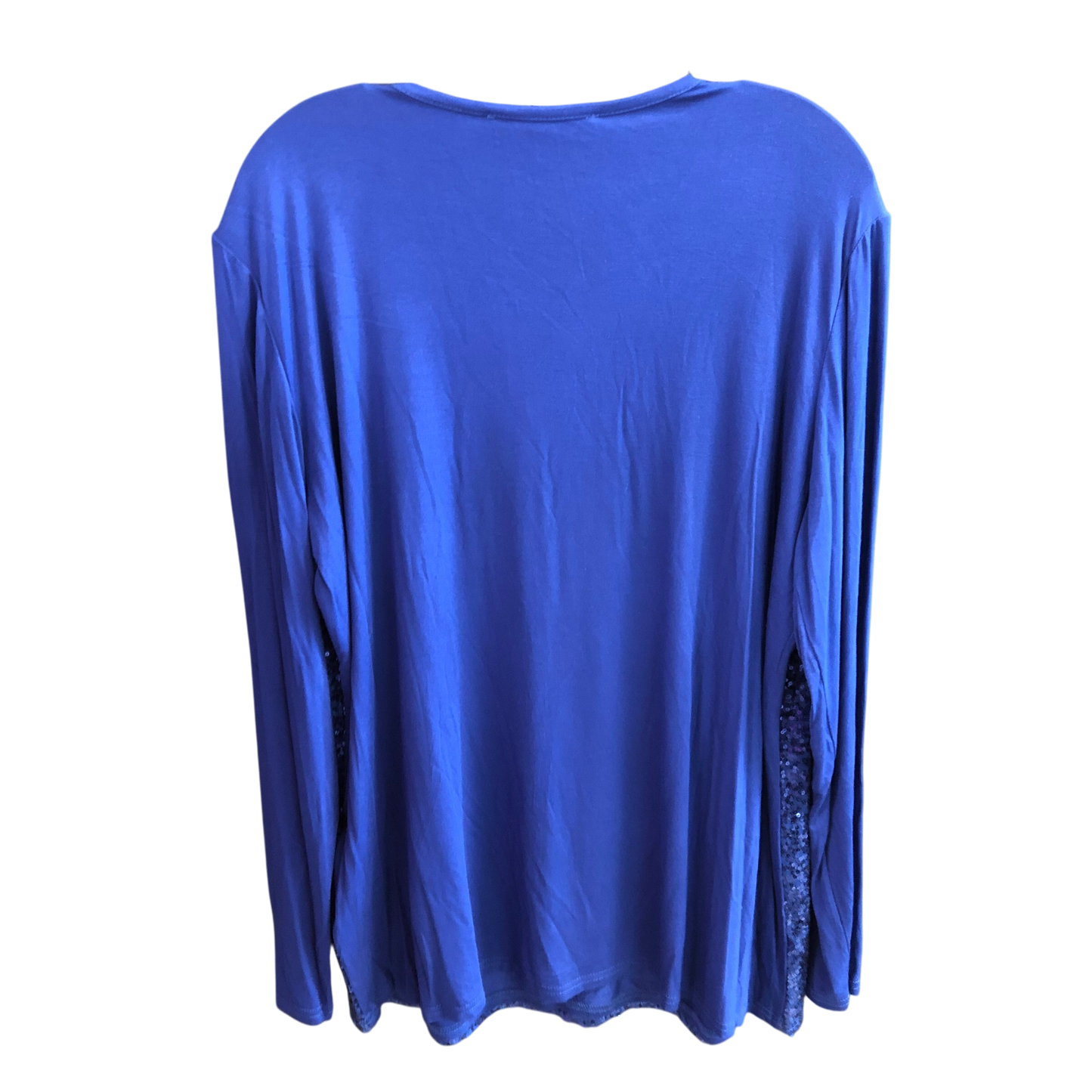 Top Long Sleeve By Joan Boyce In Blue, Size: Xl