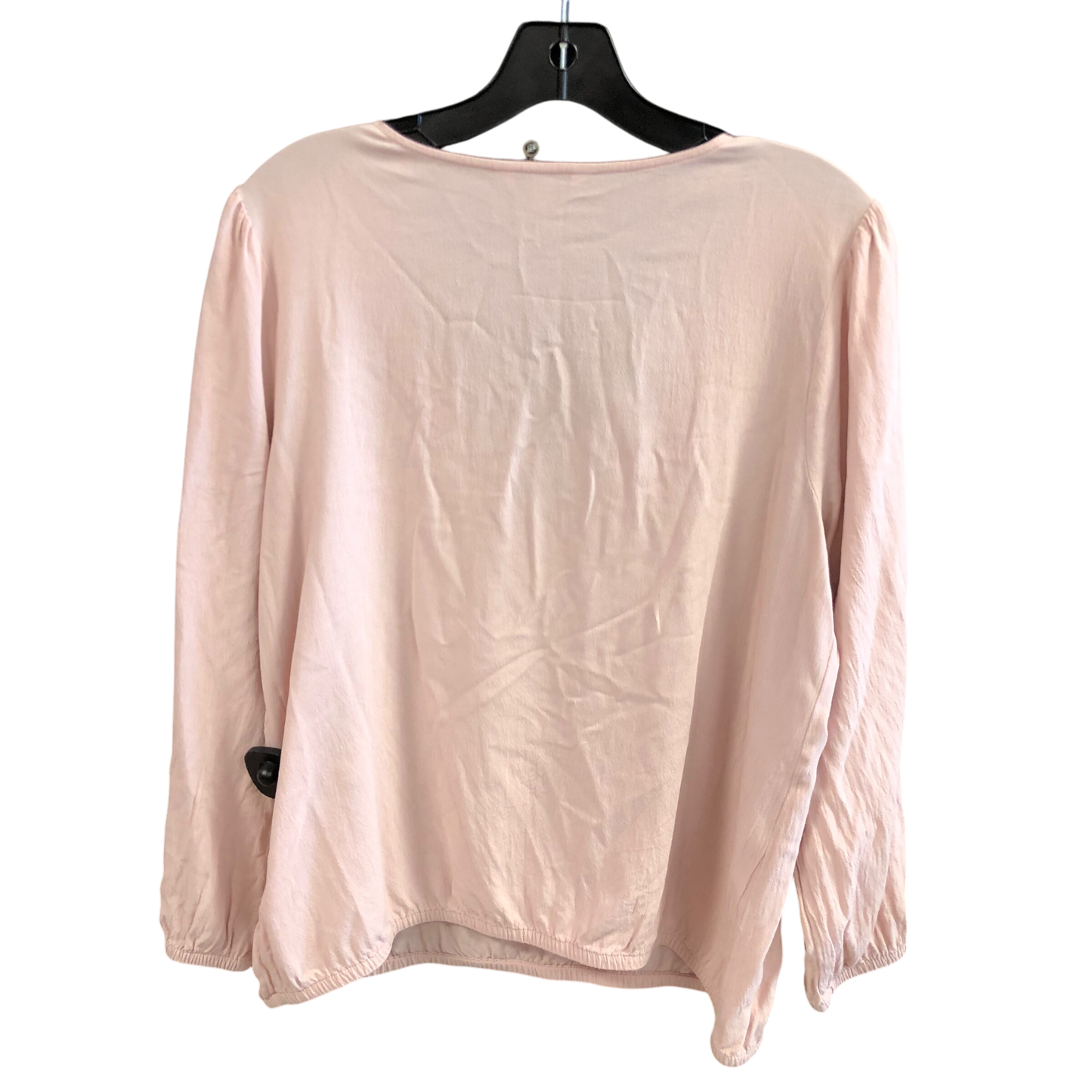 Top Long Sleeve By Express In Pink, Size: L