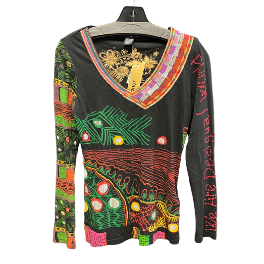 Top Long Sleeve Designer By Desigual  Size: M