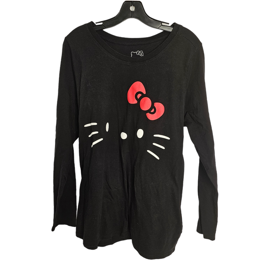 Black Top Long Sleeve sanrio, Size 2x