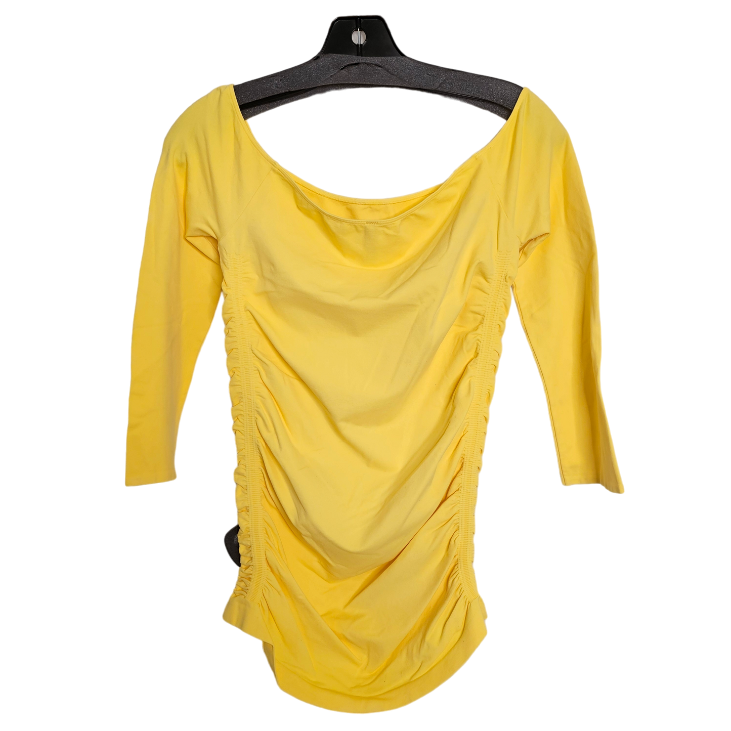 Yellow Top 3/4 Sleeve last tango, Size M