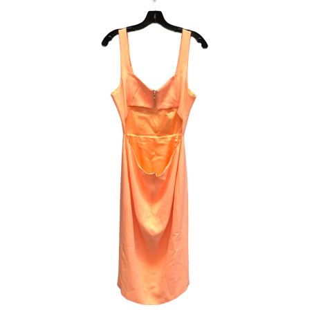 Orange Dress Party Midi WHITE FOX, Size L