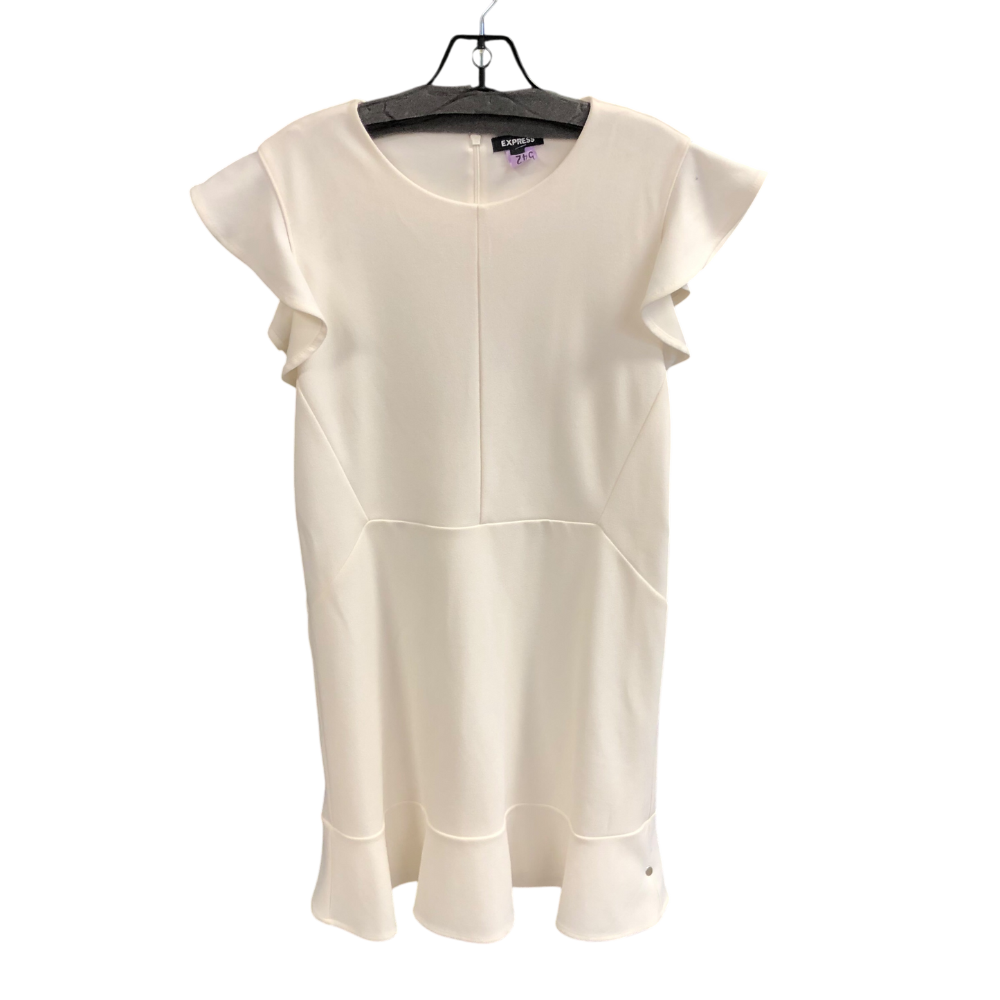 Dress Party Short By Express In White, Size: L