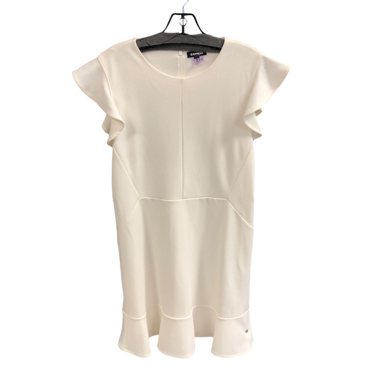 Dress Party Short By Express In White, Size: L