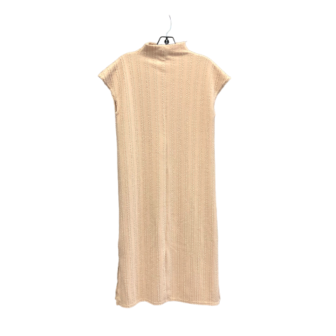 Beige Dress Casual Midi Boohoo Boutique, Size S