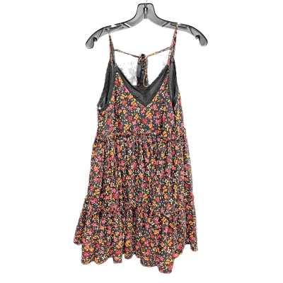 Floral Print Dress Casual Short Cmc, Size L