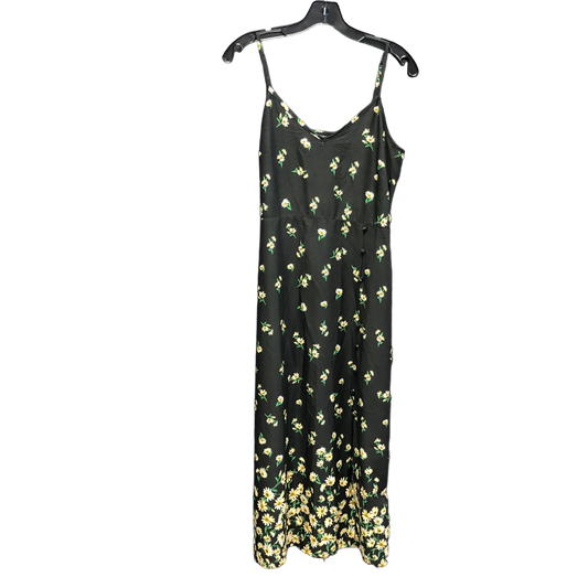 Black & Yellow Dress Casual Maxi Wednesdays girl , Size M