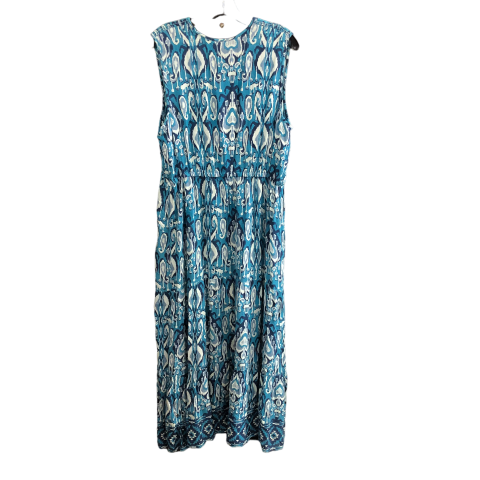 Dress Casual Maxi By Cmc In Blue, Size: Xl