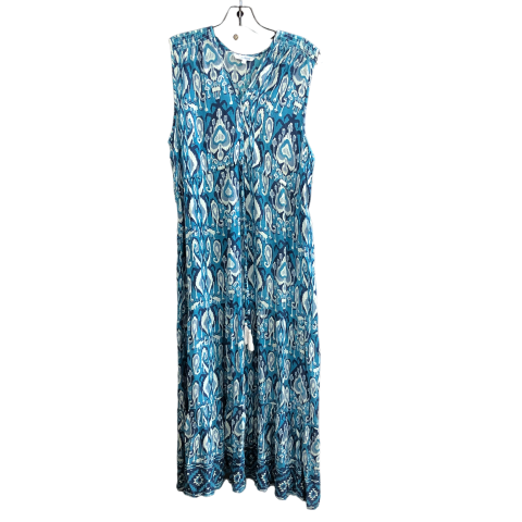 Dress Casual Maxi By Cmc In Blue, Size: Xl