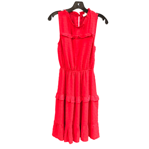 Dress Casual Midi By Monteau In Red, Size: S