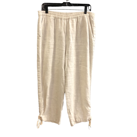 Pants Linen By Chicos In Beige, Size: 2