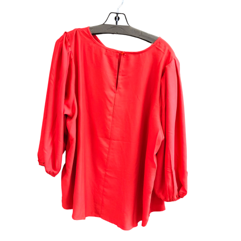 Top Long Sleeve By Rouge In Red, Size: 1x