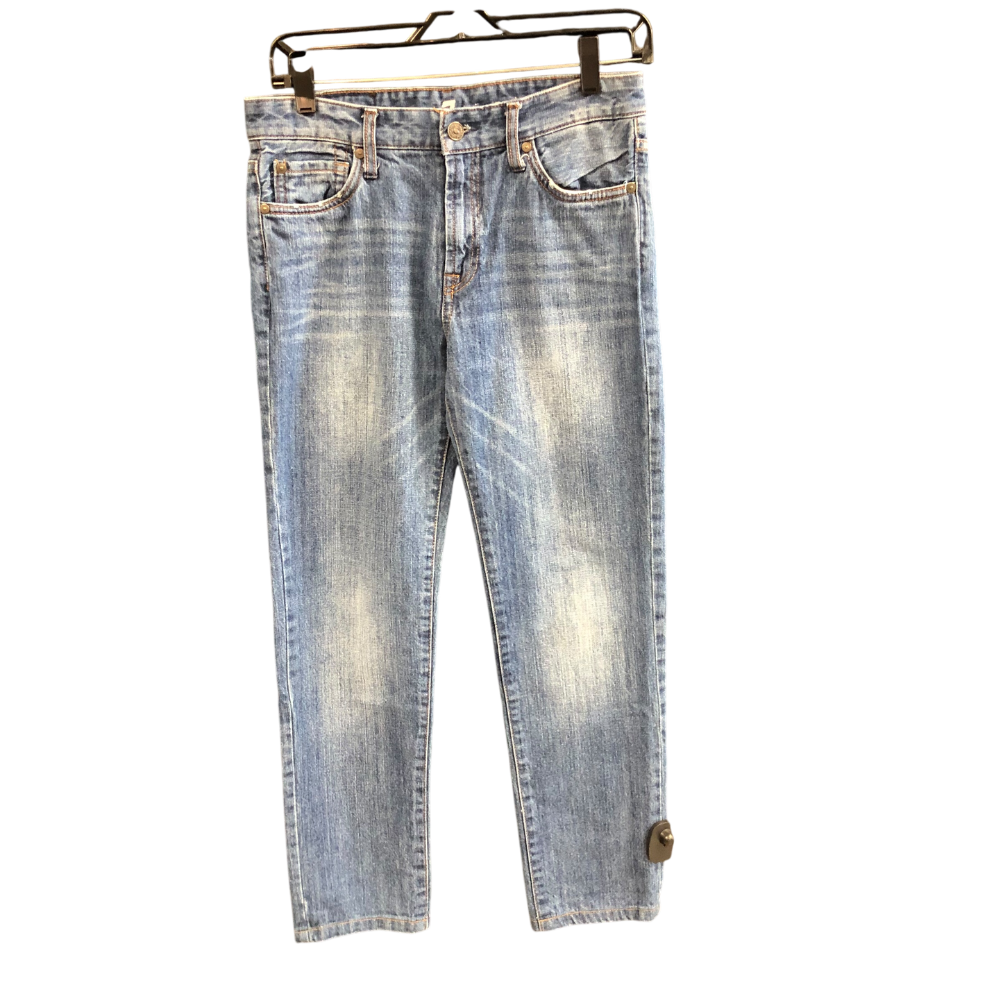 Jeans Designer By 7 For All Mankind In Blue Denim, Size: 4