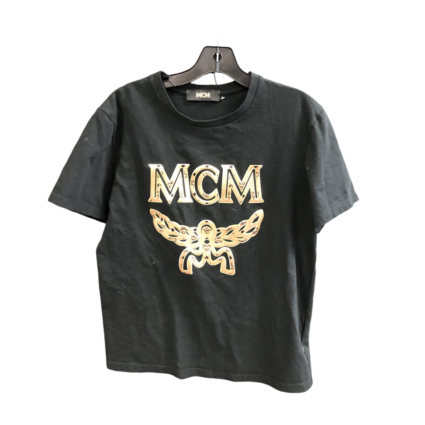 Top Short Sleeve Designer By Mcm In Black, Size: S