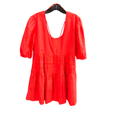 Dress Casual Short By Mango In Red, Size: S