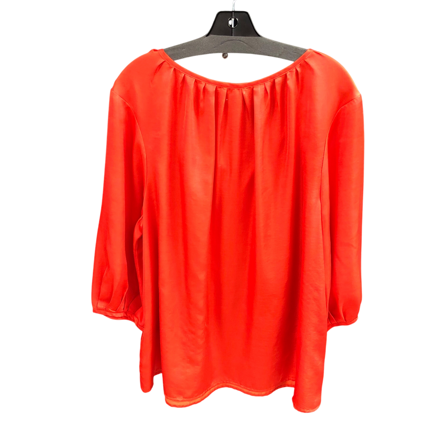 Top Short Sleeve By Talbots In Orange, Size: 20