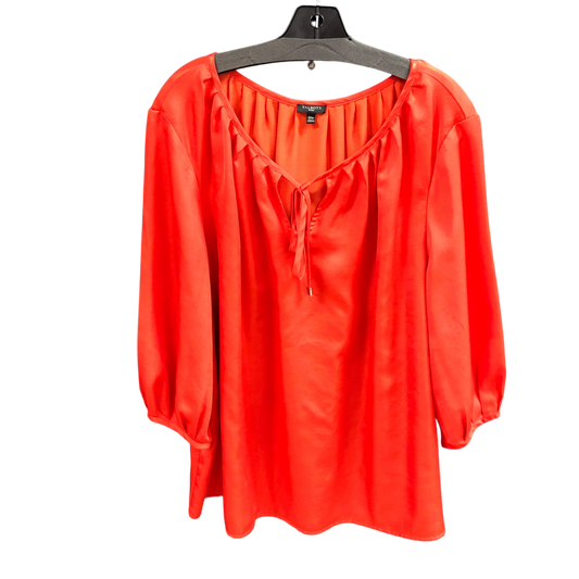 Top Short Sleeve By Talbots In Orange, Size: 20