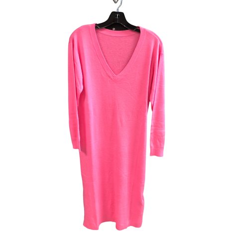 Dress Casual Midi By the drop In Pink, Size: Xs