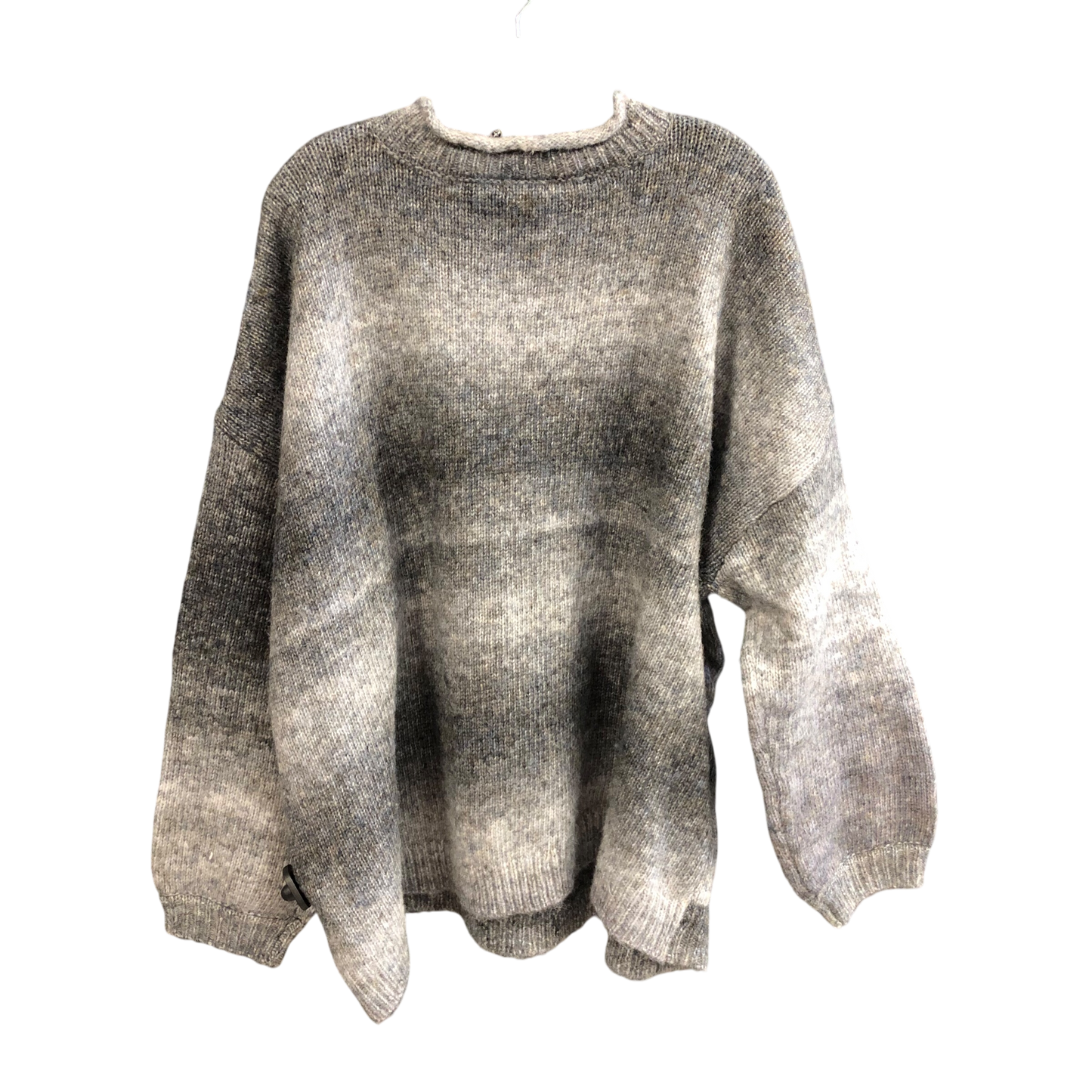 Sweater By Briggs In Grey, Size: 3x