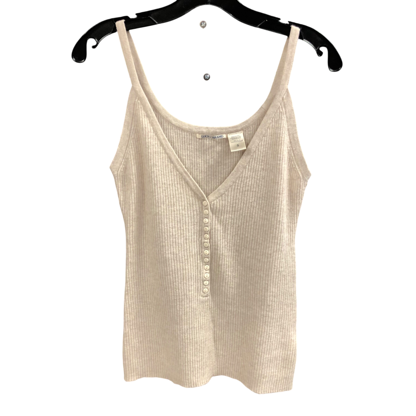 Top Sleeveless By Lucky Brand In Cream, Size: S