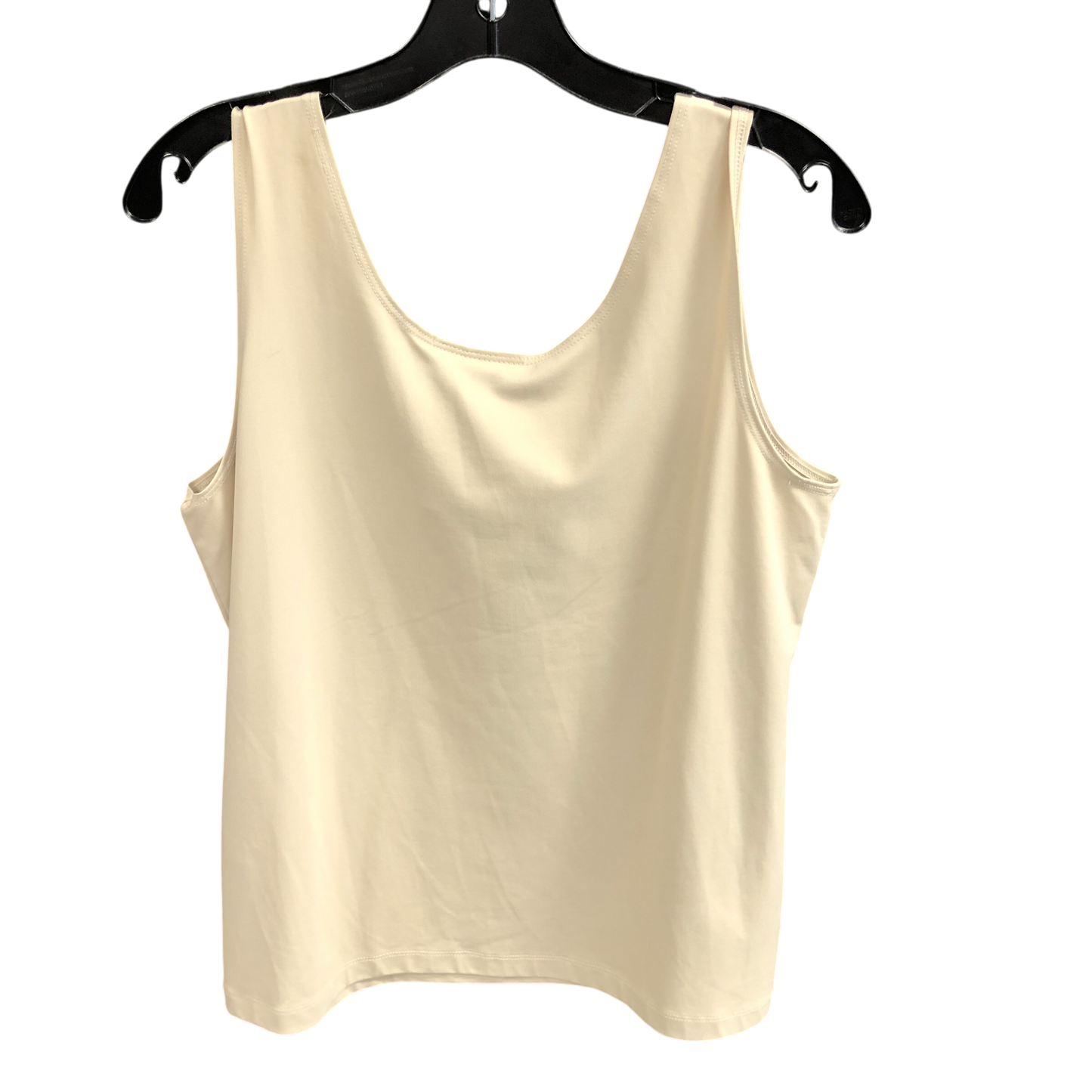 Top Sleeveless Basic By Chicos In Beige, Size: L