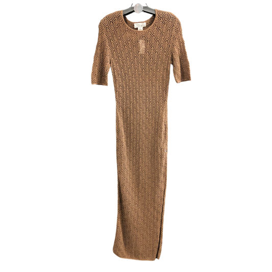 Dress Casual Maxi By Cmc In Brown, Size: S