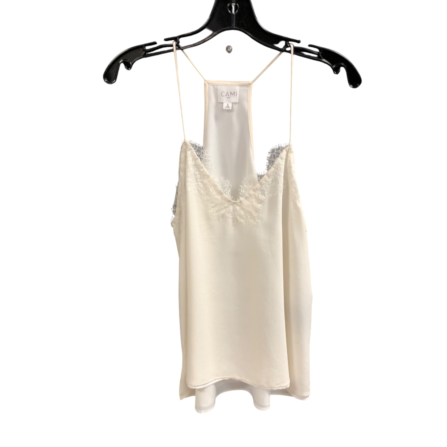 Top Sleeveless By cami In Cream, Size: S