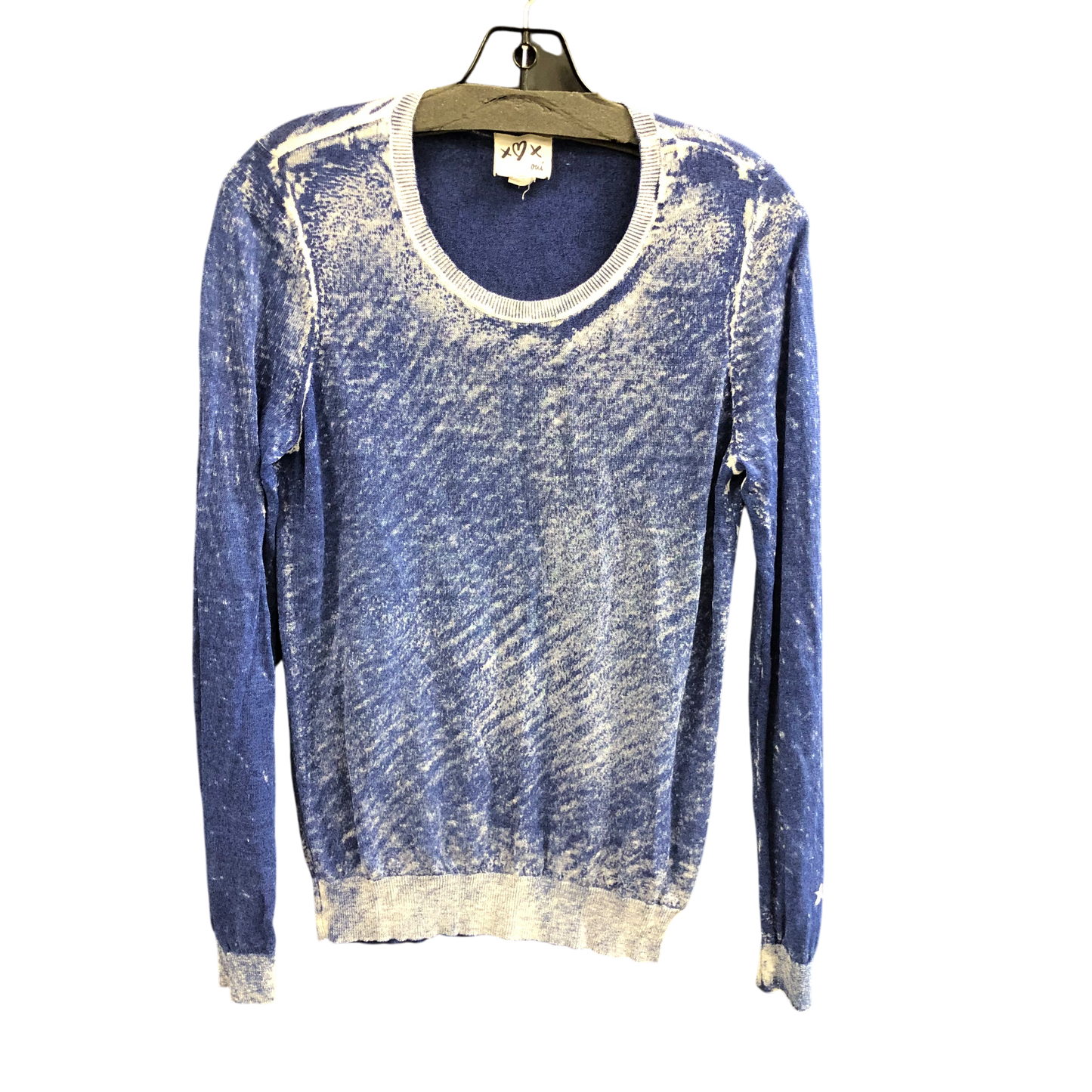 Top Long Sleeve By Cmc In Blue, Size: S