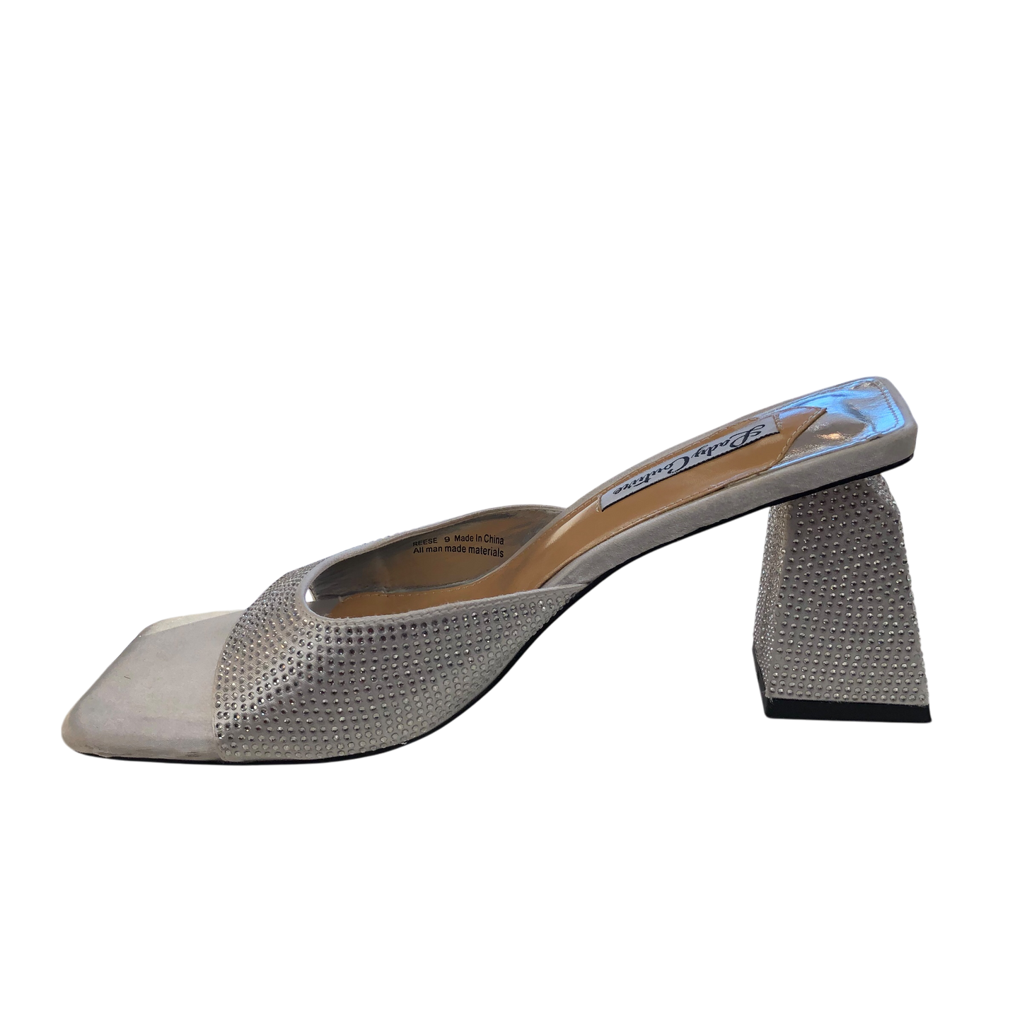 Shoes Heels Block By Cmc In Silver, Size: 9