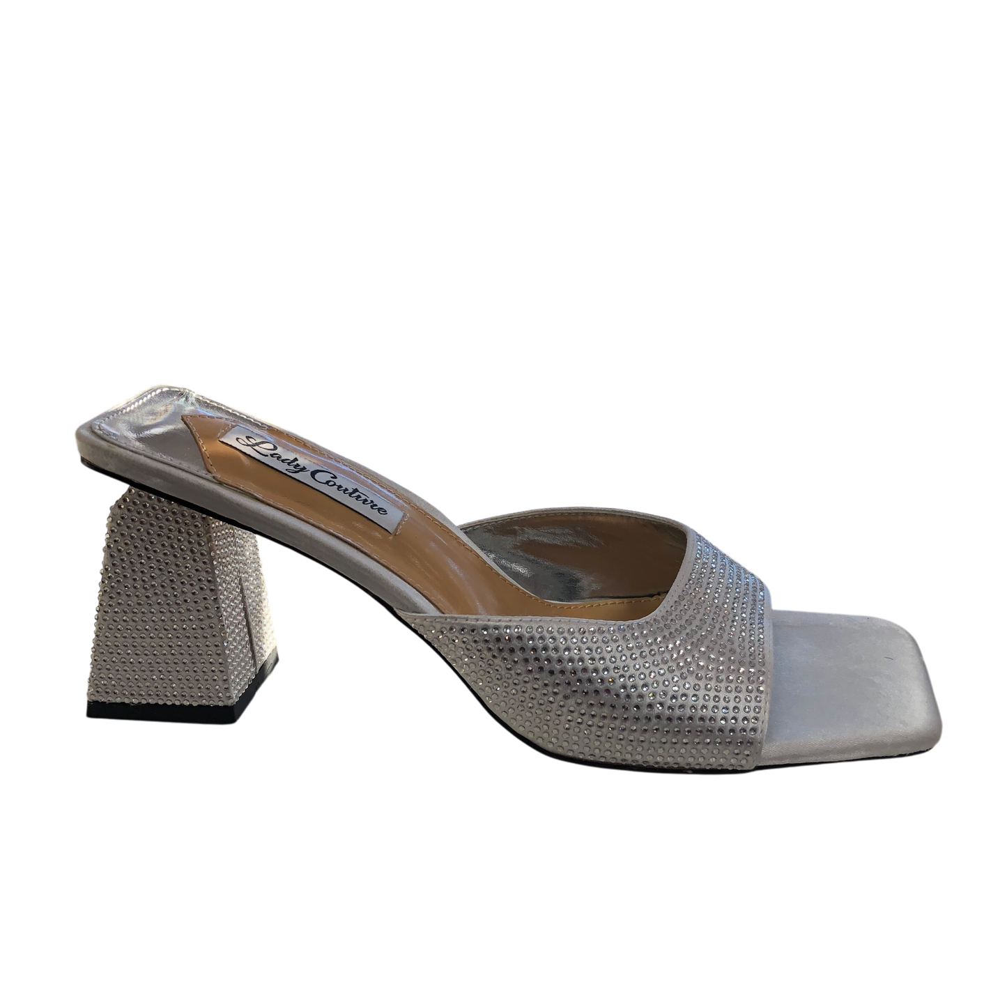 Shoes Heels Block By Cmc In Silver, Size: 9