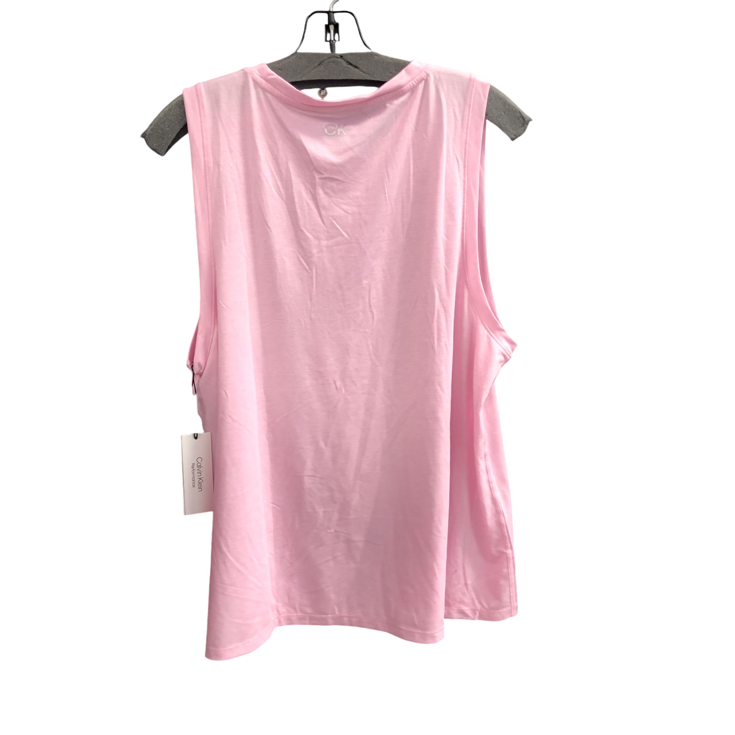 Top Sleeveless By Calvin Klein In Pink, Size: M