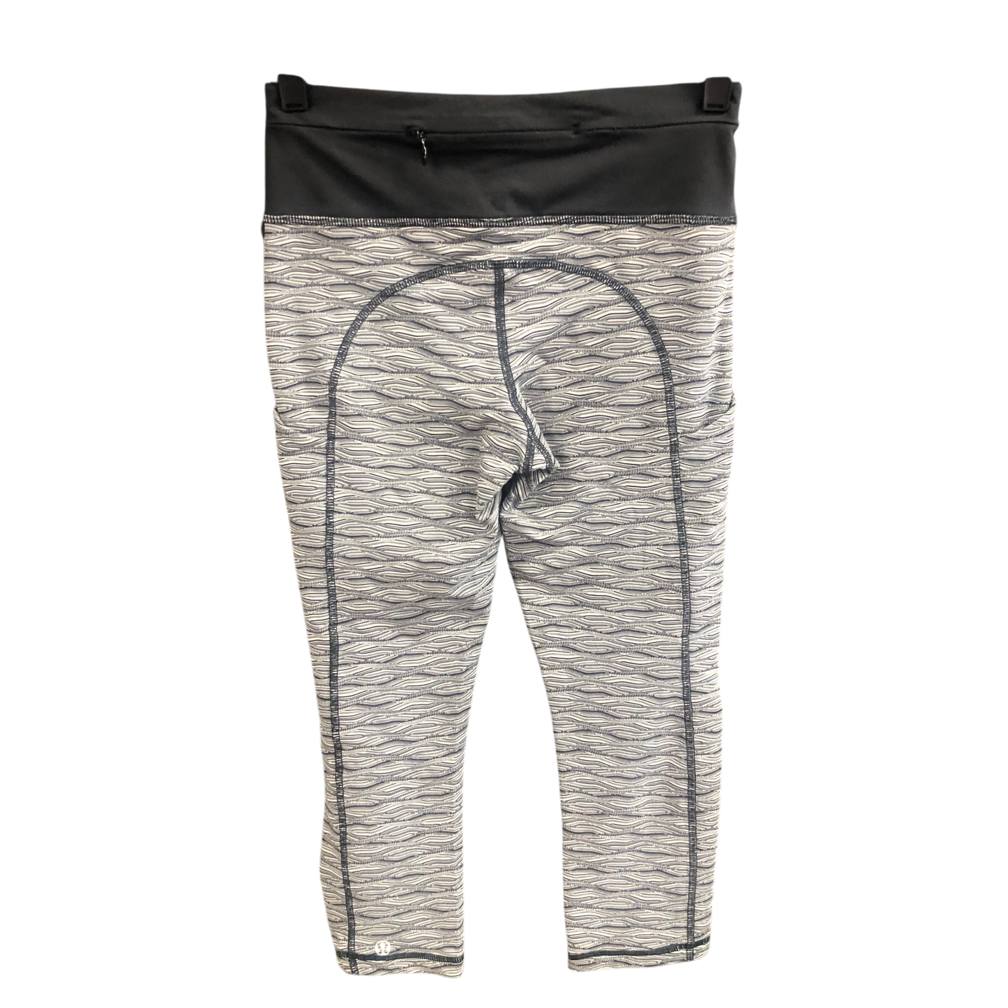 Athletic Capris By Lululemon In Grey, Size: 4