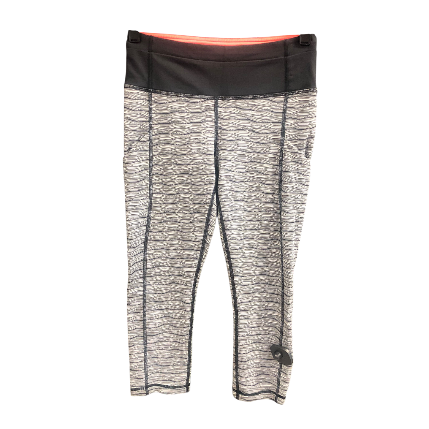 Athletic Capris By Lululemon In Grey, Size: 4