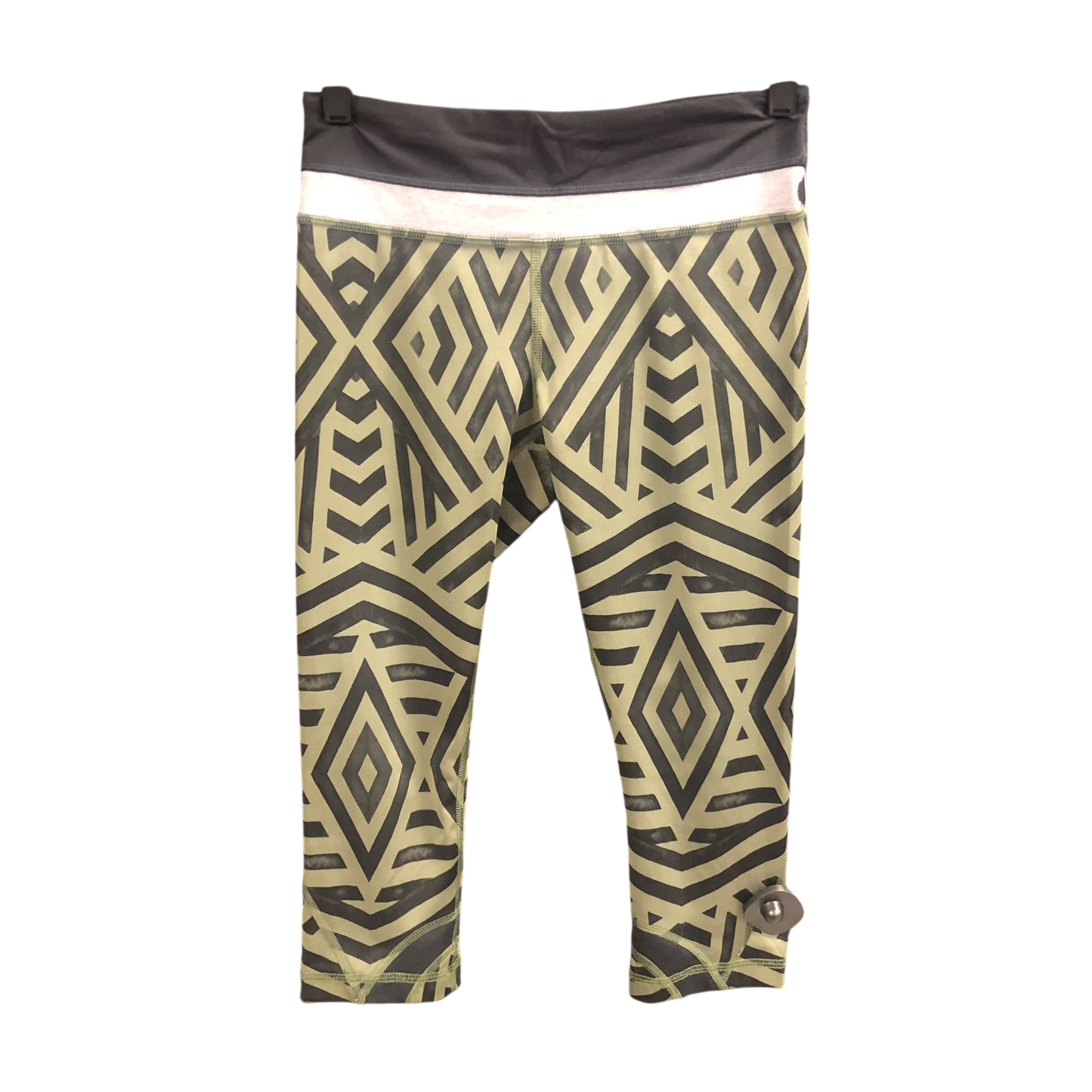 Athletic Capris By Lululemon In Green, Size: 4