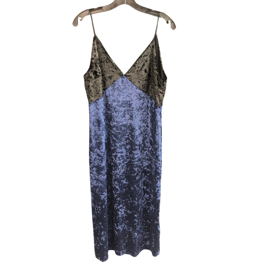 Dress Casual Midi By nsr In Blue, Size: M