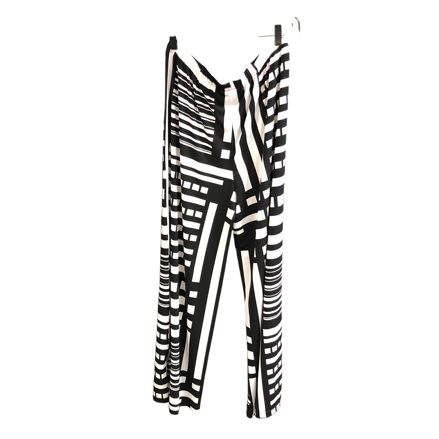 Pants Dress By Chicos In Black & White, Size: L