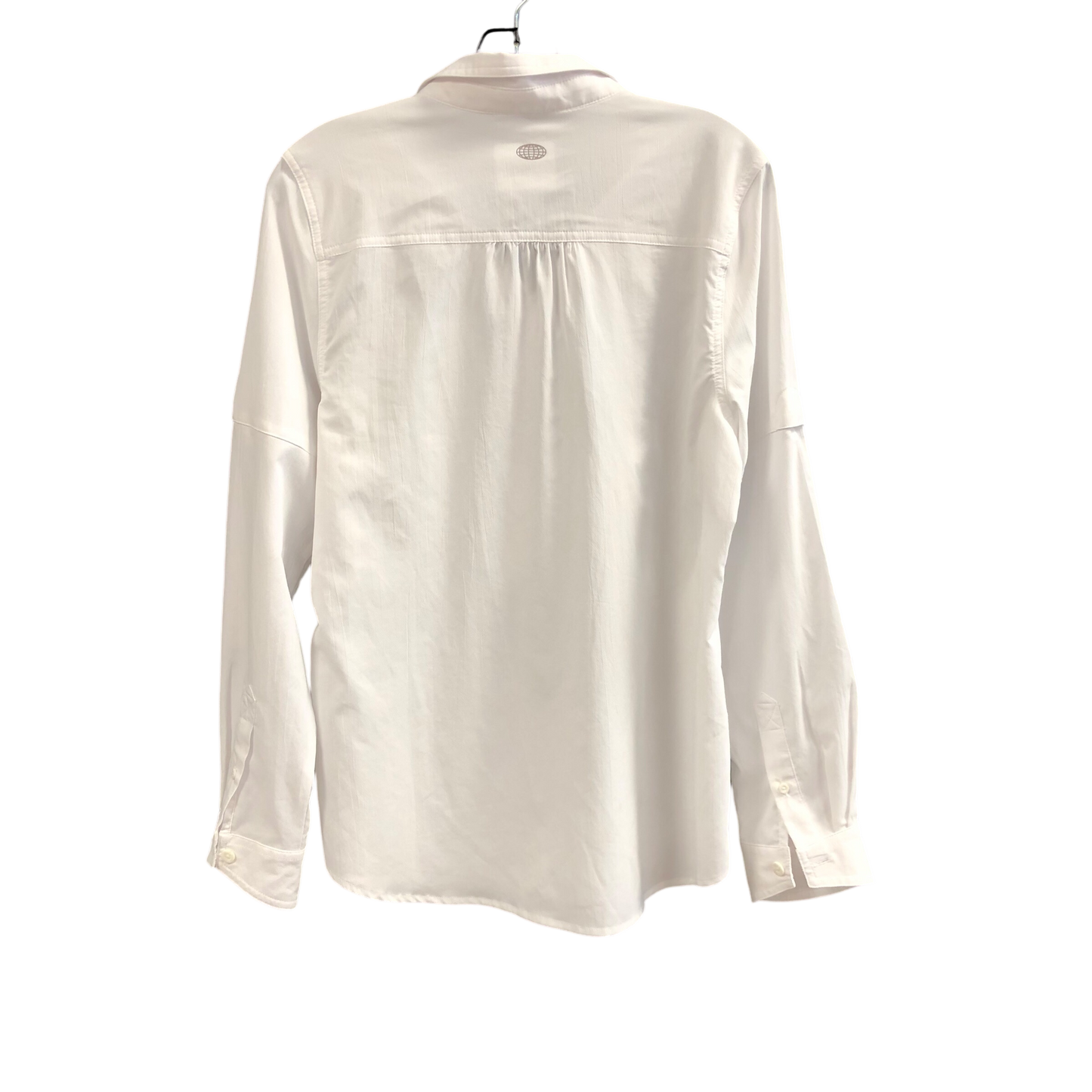 Top Long Sleeve By Reel Legends In White, Size: L