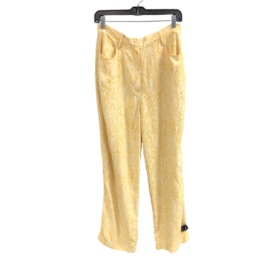 PANTS DESIGNER BY ENA PELLY YELLOW SIZE: 8