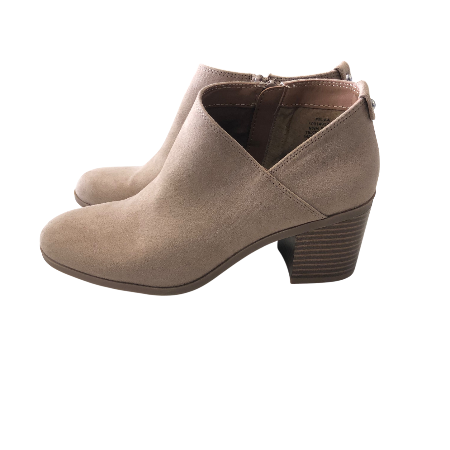 Boots Ankle Heels By Style And Co Collection Women In Tan, Size: 6.5