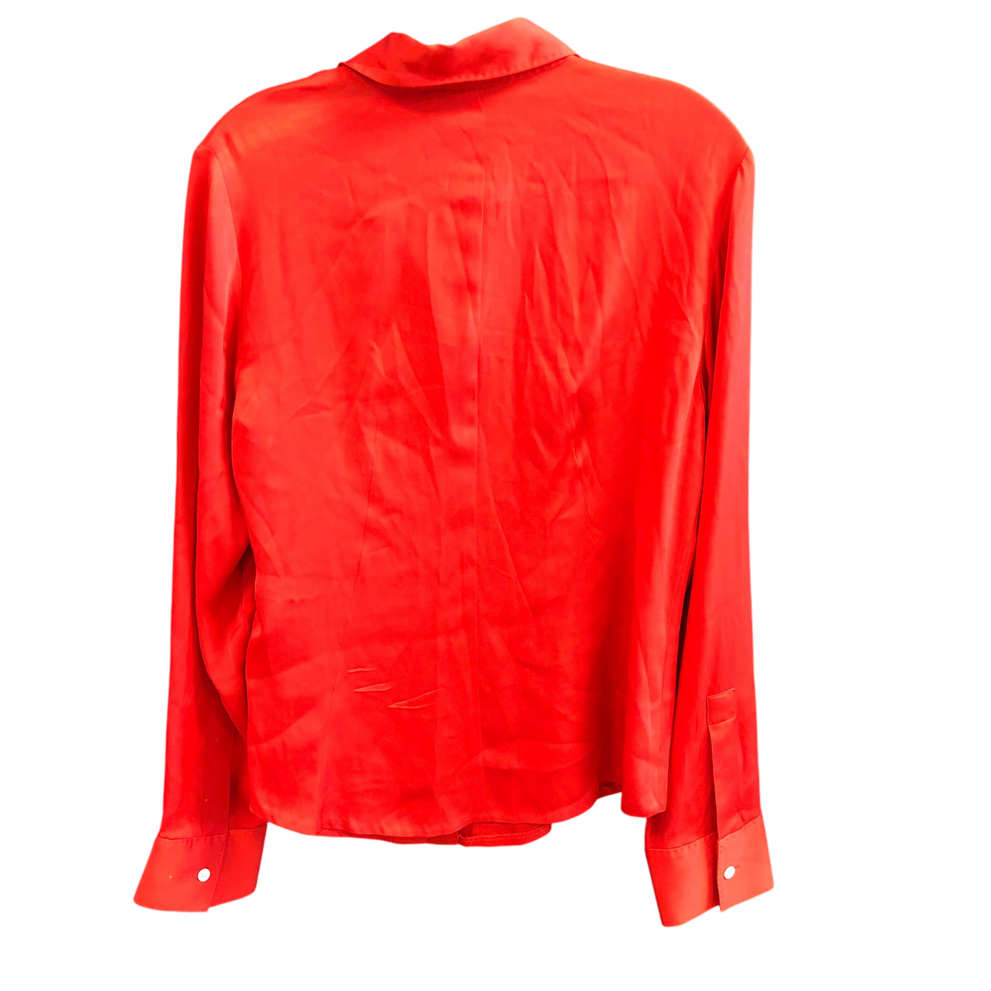 Top Long Sleeve By Dkny In Red, Size: 10