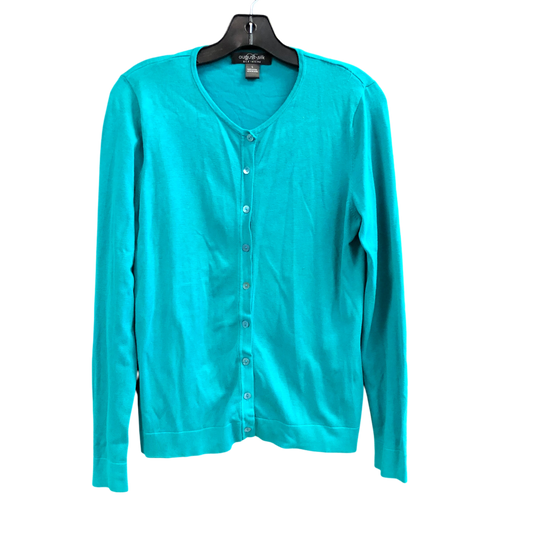 Cardigan By August Silk In Teal, Size: L